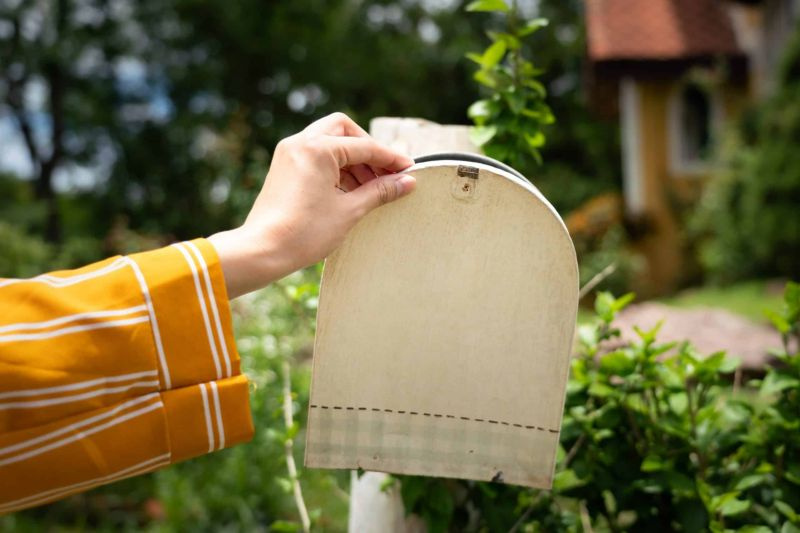 Как да инсталирате пощенска кутия на съществуващ метален стълб