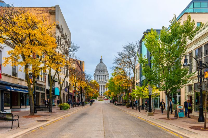 Wat zijn de 7 veiligste buurten in Madison, WI?